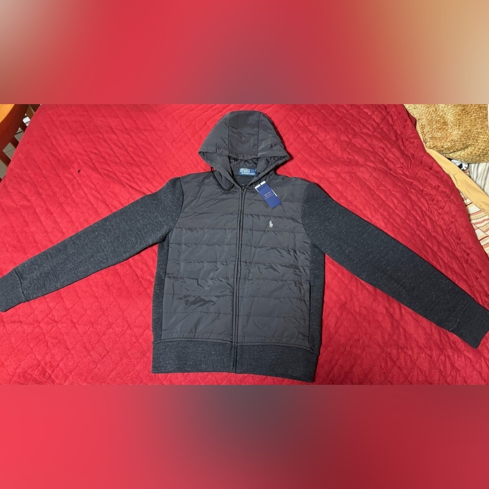 Polo Ralph Lauren Men’s Hybrid Full-Zip Hoodie Jacket